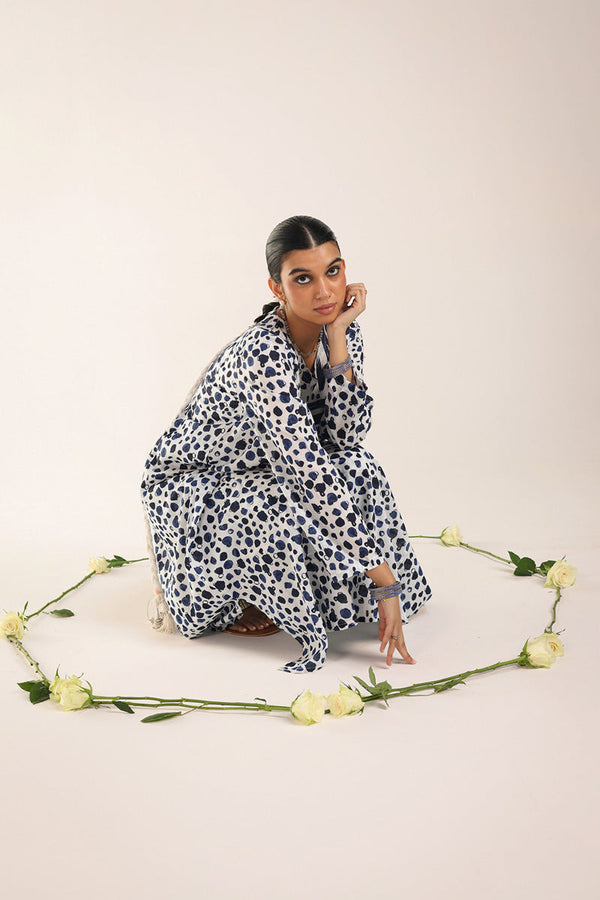 Brush Strokes Art Kurta