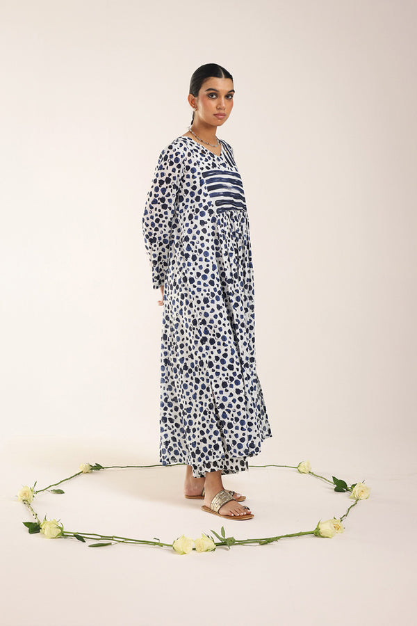 Brush Strokes Art Kurta