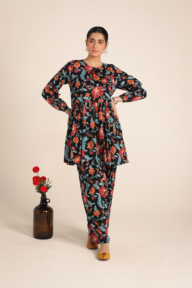 Chintz Garden Peplum Set