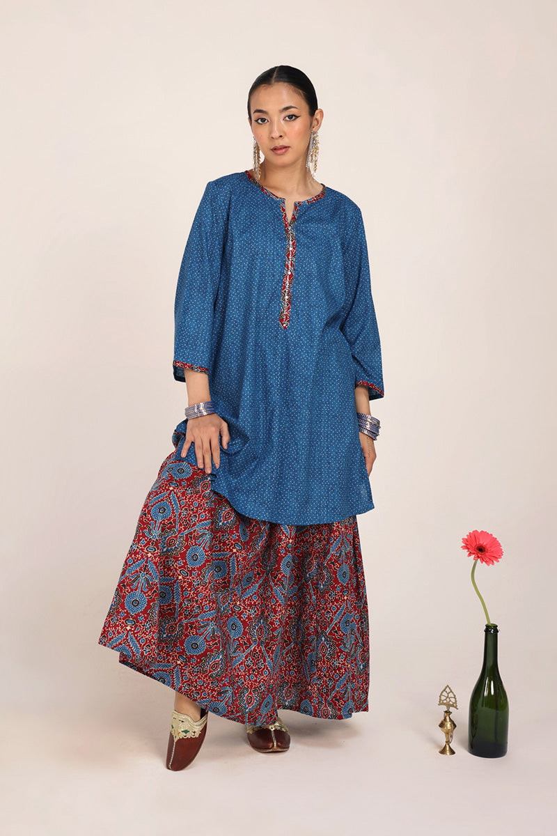 Pure Ajrak Tales Skirt Duo