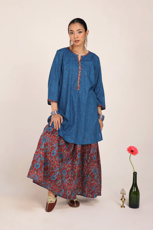 Pure Ajrak Tales Skirt Duo