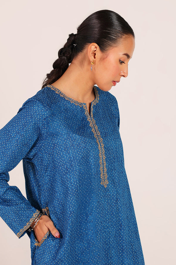 Ajrak Tales Gold Threaded Duo