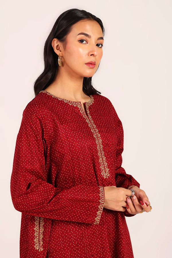 Ajrak Tales Gold Threaded Duo