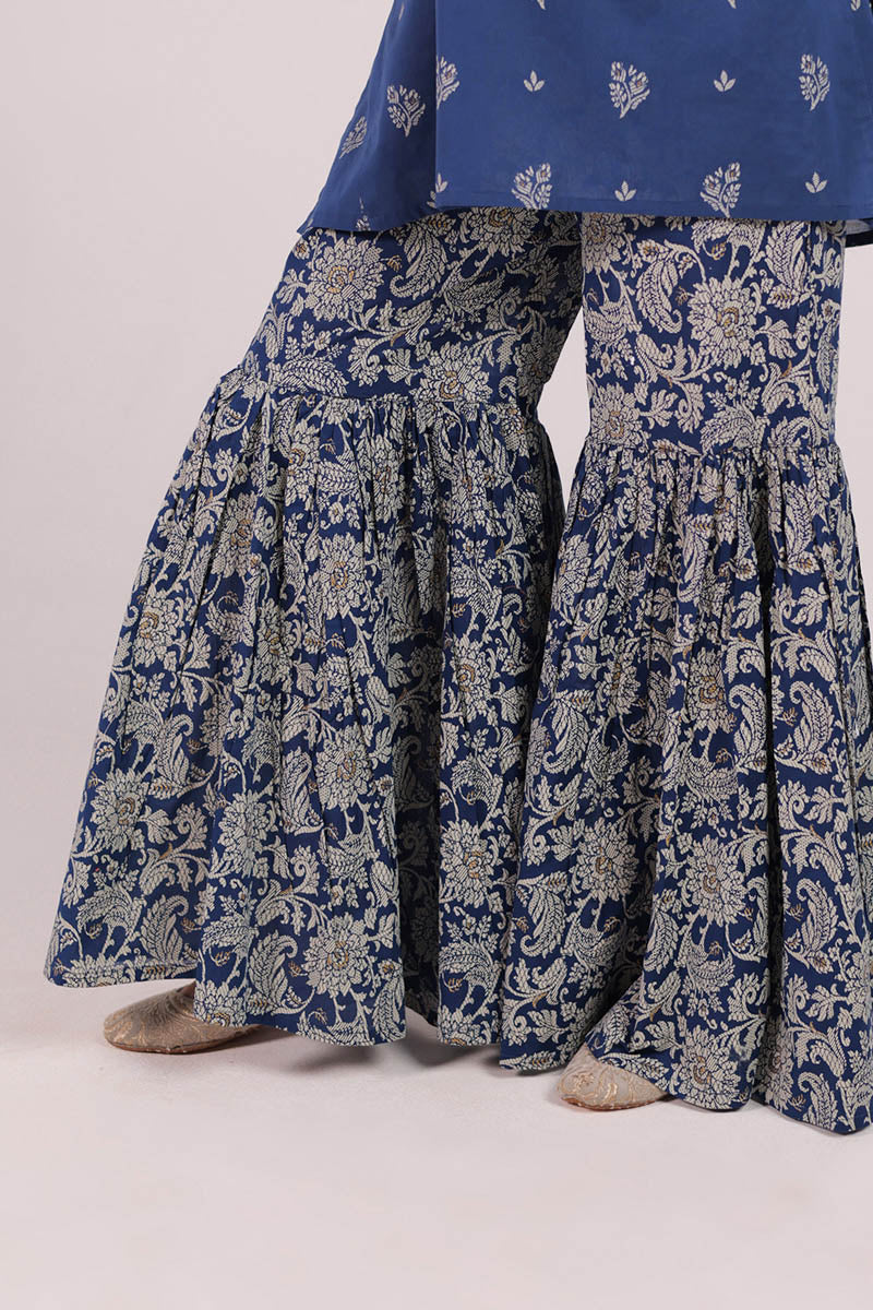 Jacquard Majesty Gharara Suit