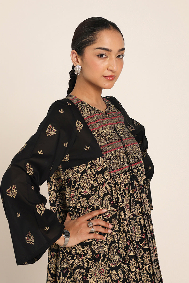 Jacquard Majesty Gold Whirl Frock