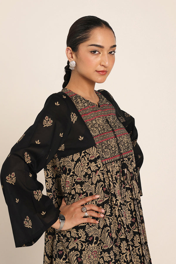 Jacquard Majesty Gold Whirl Frock