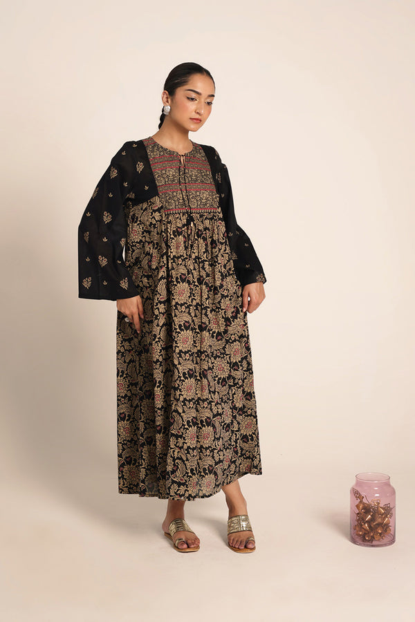 Jacquard Majesty Gold Whirl Frock