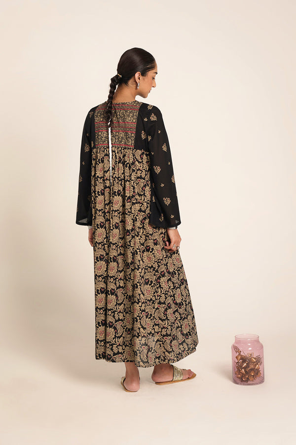 Jacquard Majesty Gold Whirl Frock