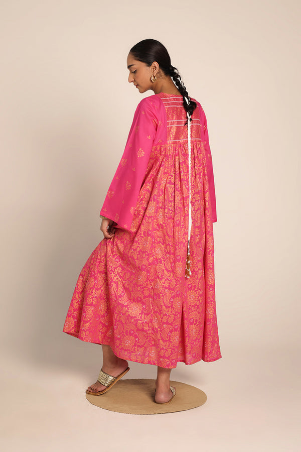 Jacquard Majesty Gold Whirl Frock