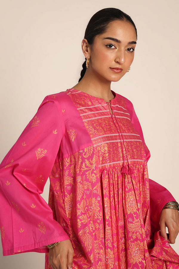 Jacquard Majesty Gold Whirl Frock