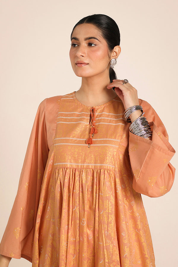 Jacquard Majesty Gold Whirl Frock