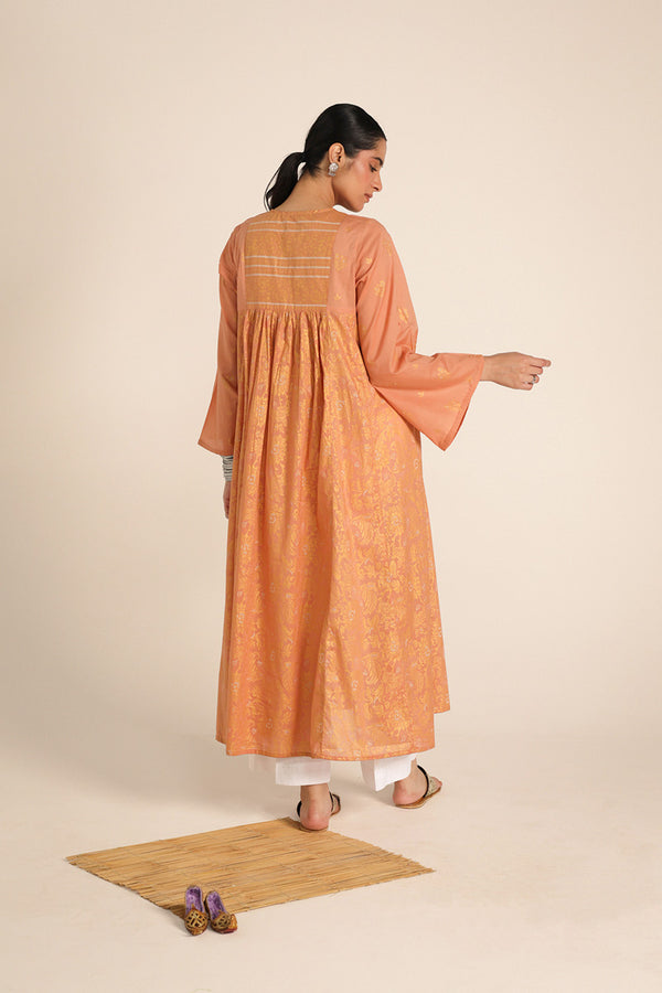 Jacquard Majesty Gold Whirl Frock