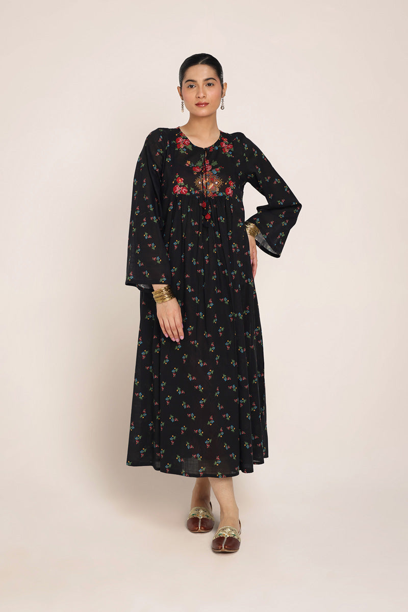 Balochi Garden Flared Frock