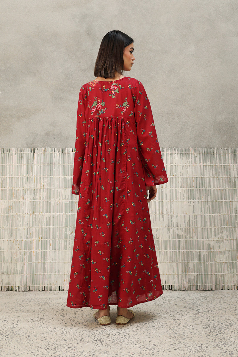 Balochi Garden Flared Frock