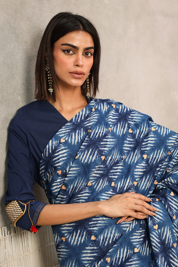 Tapestry of Dye Heart Saree