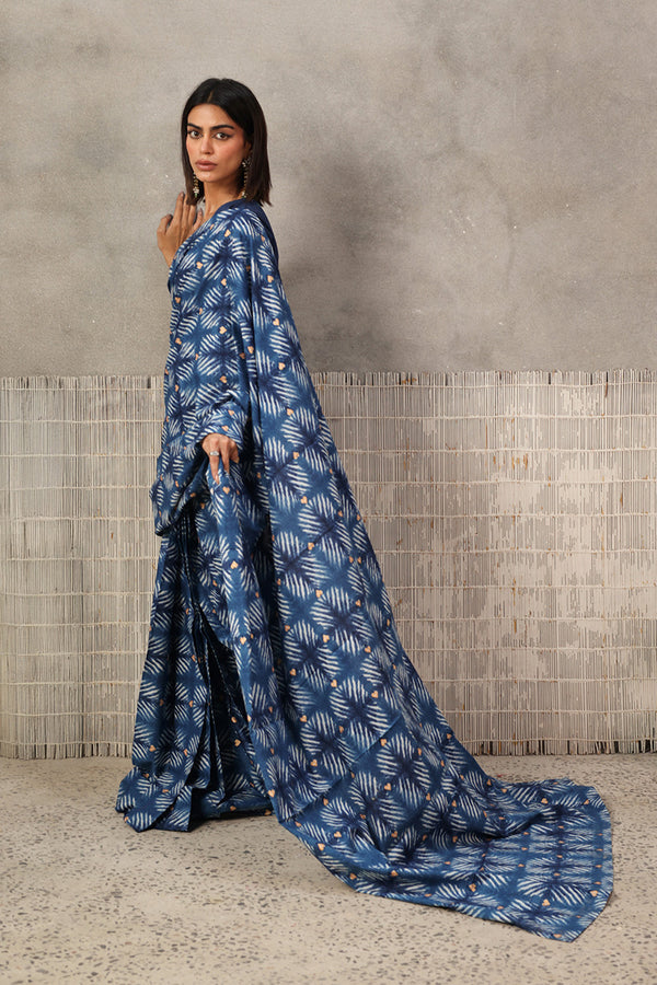 Tapestry of Dye Heart Saree