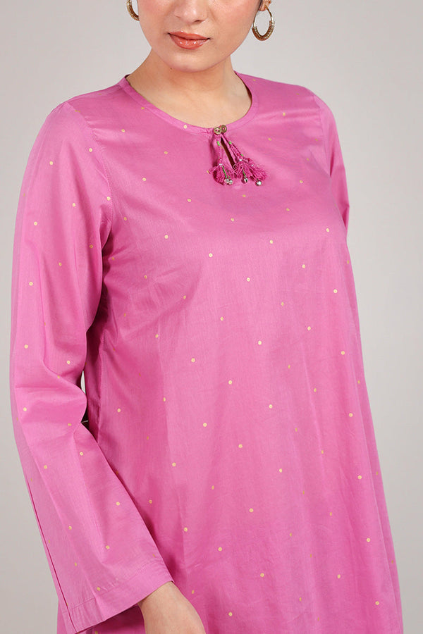 Gilded Floral Dot Duo