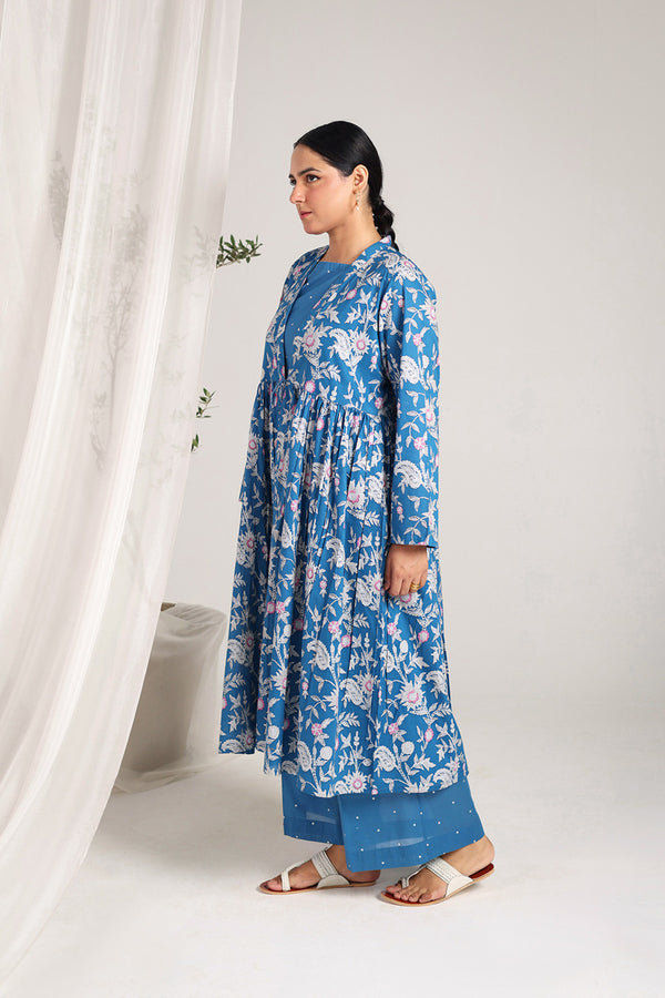 Zeba Gilded Floral Set