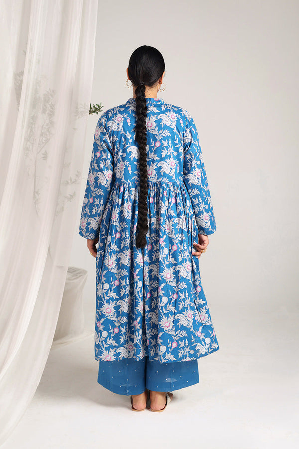 Zeba Gilded Floral Set