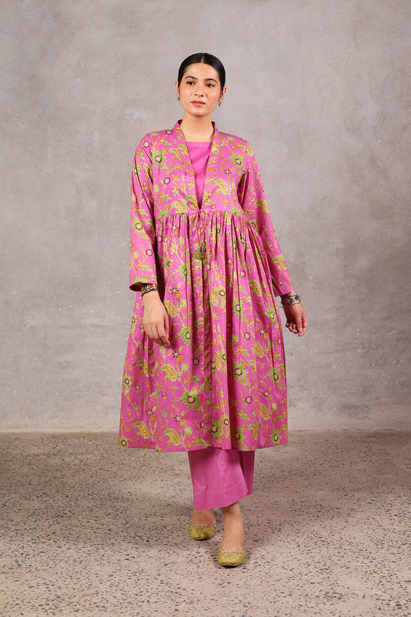 Zeba Gilded Floral Set