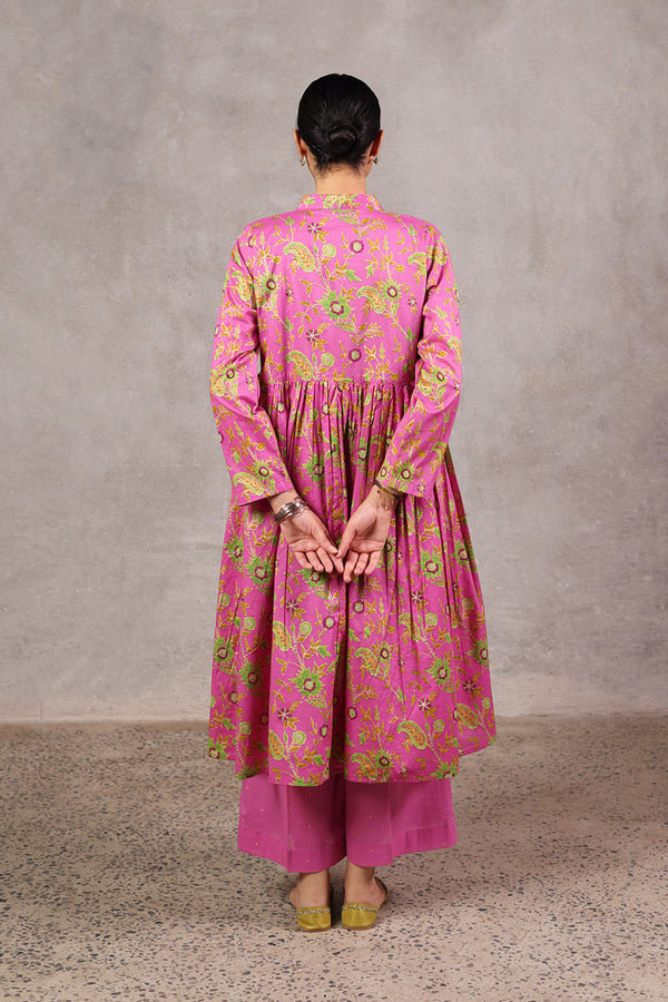 Zeba Gilded Floral Set