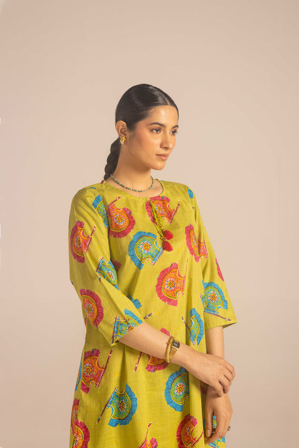 Traditional Pankha Gharara Set