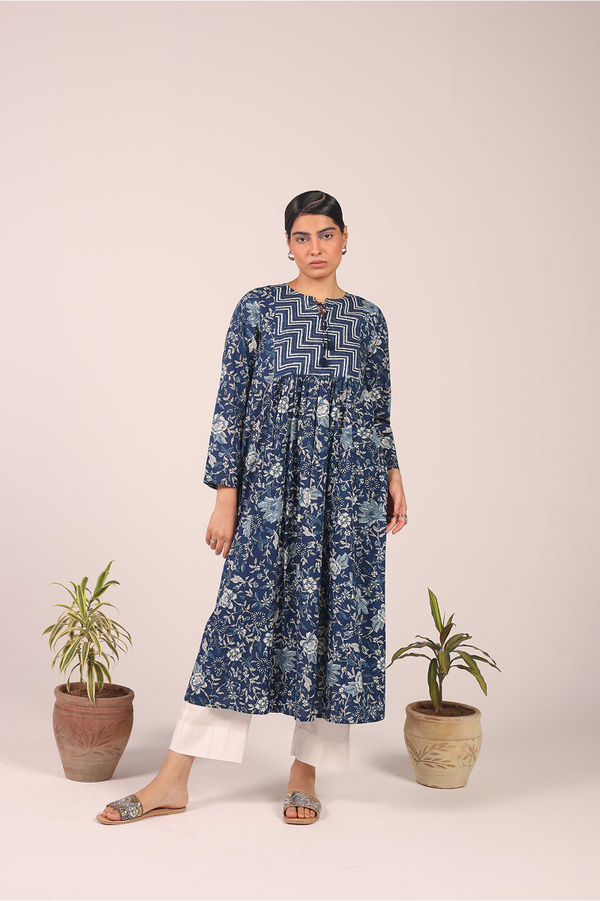 Blooming Bagh Flare Frock