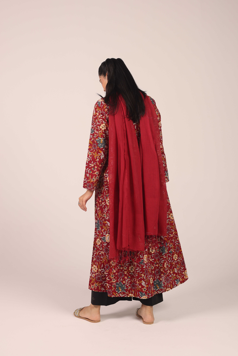 Blooming Bagh Flare Frock