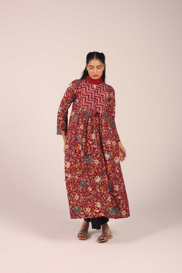 Blooming Bagh Flare Frock