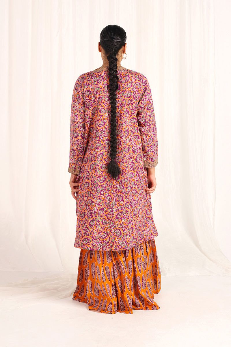 Saru Luxe Thread Gharara Set