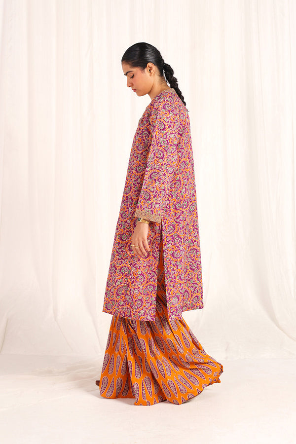 Saru Luxe Thread Gharara Set