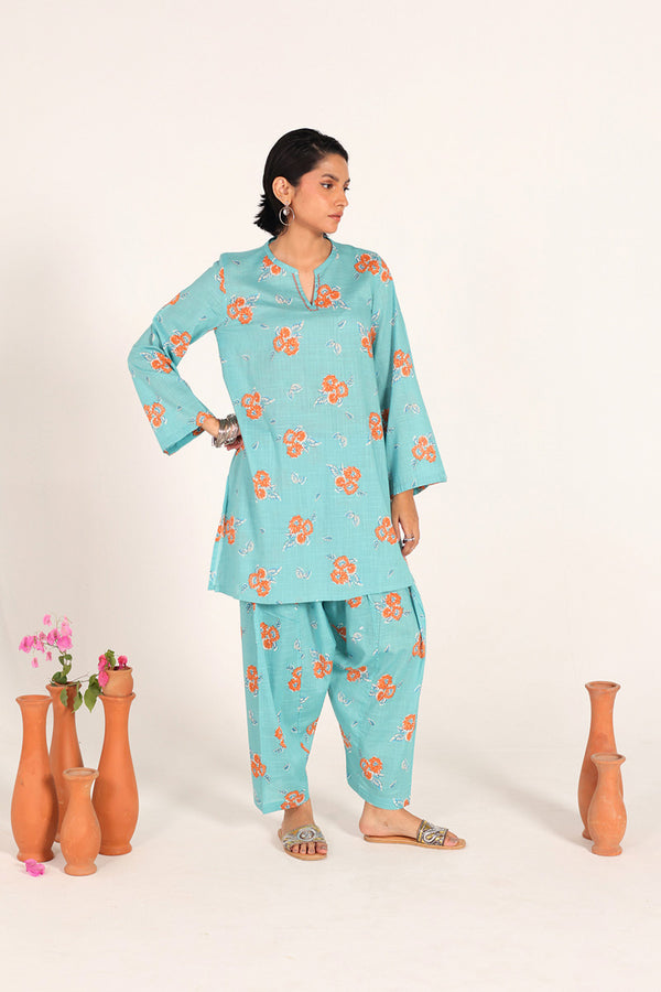 Floral Echoes of Indus Duo