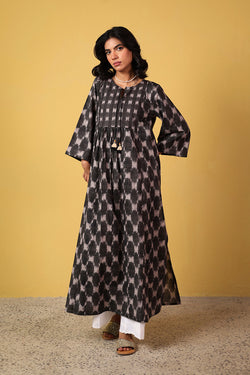 Tassel Twirl Ikkat Kurta