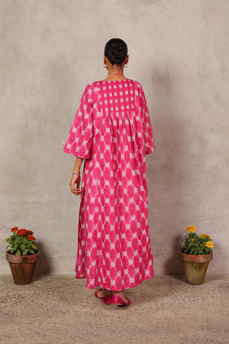 Tassel Twirl Ikkat Kurta