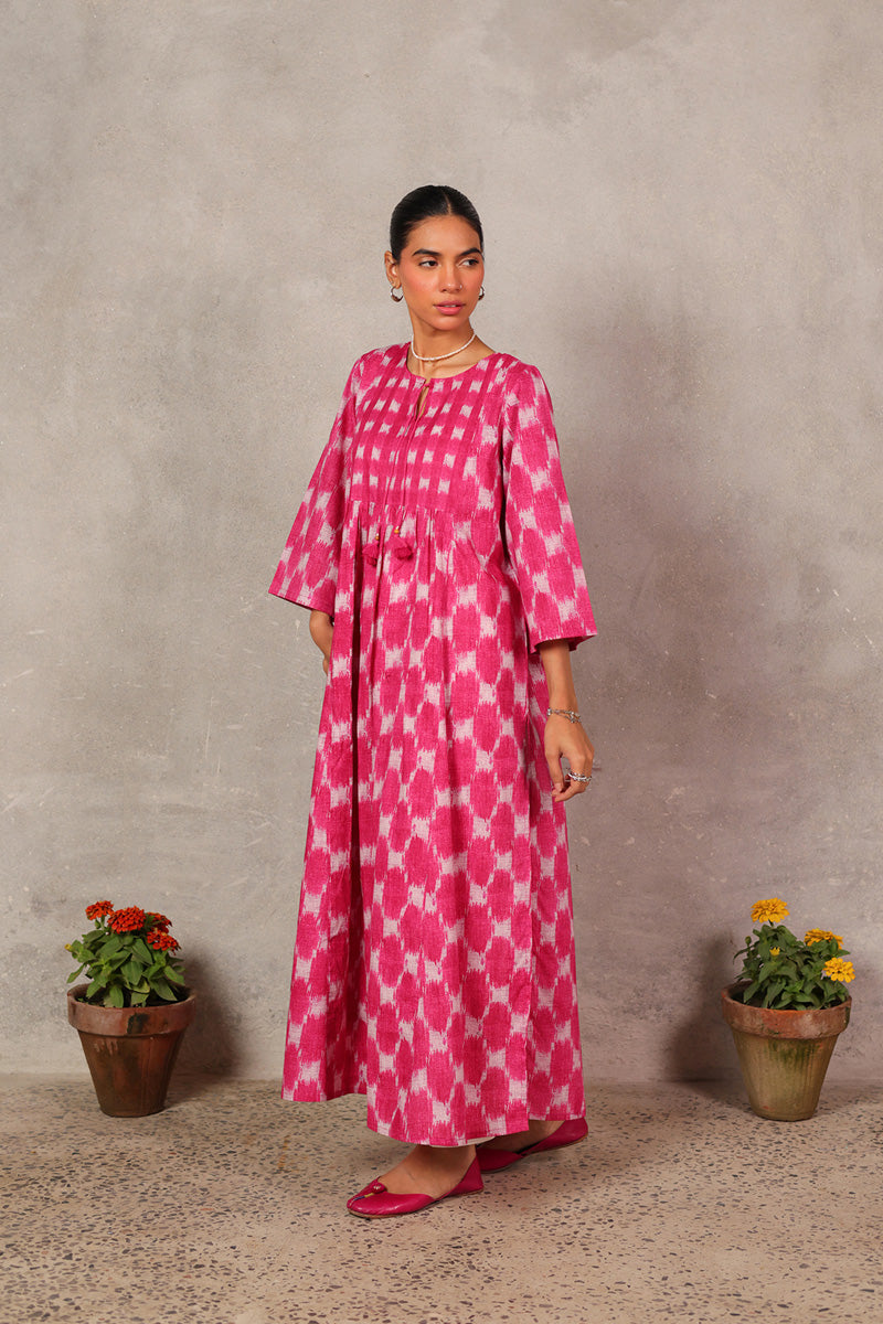 Tassel Twirl Ikkat Kurta