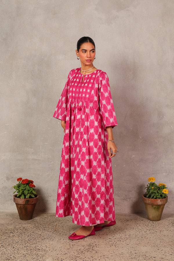 Tassel Twirl Ikkat Kurta