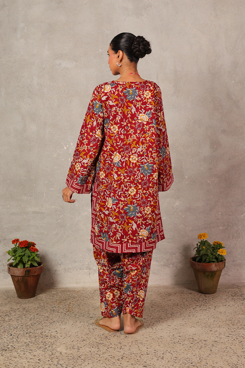 Verdant Blooming Bagh Duo