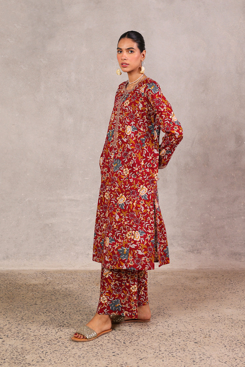 Amber Blooming Bagh Set