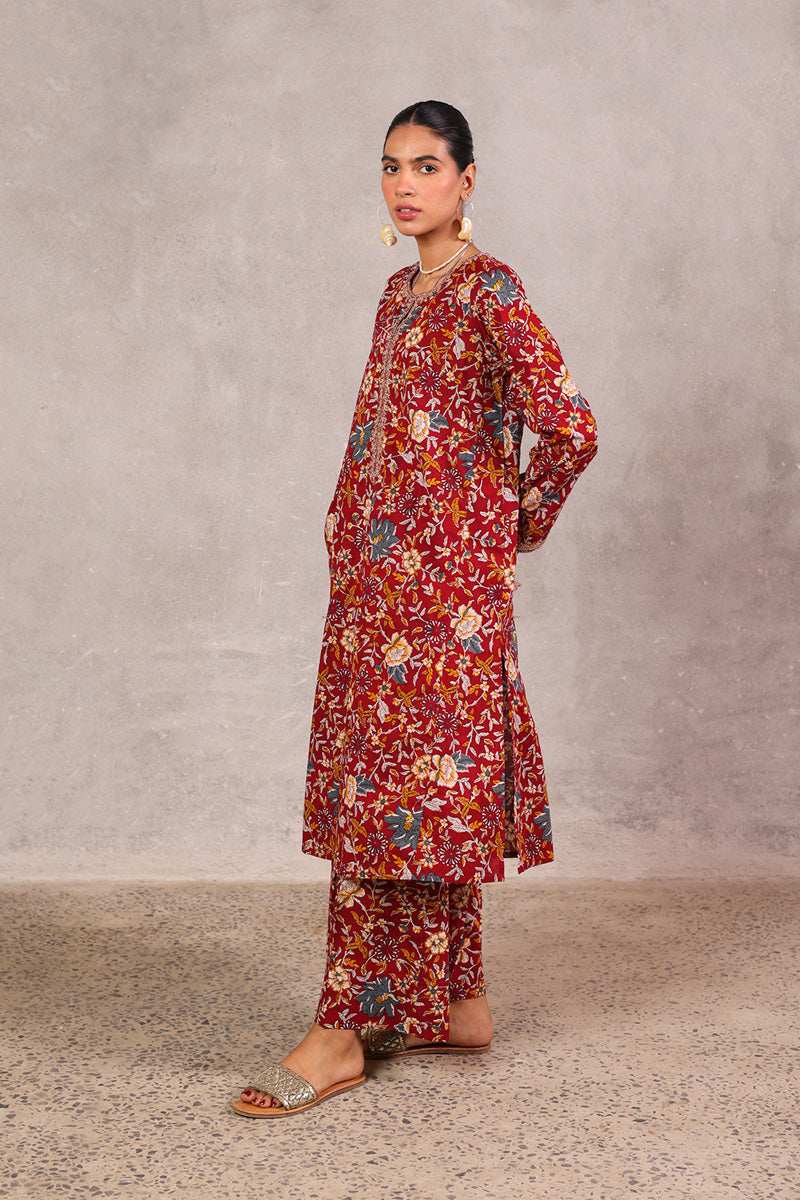 Amber Blooming Bagh Set