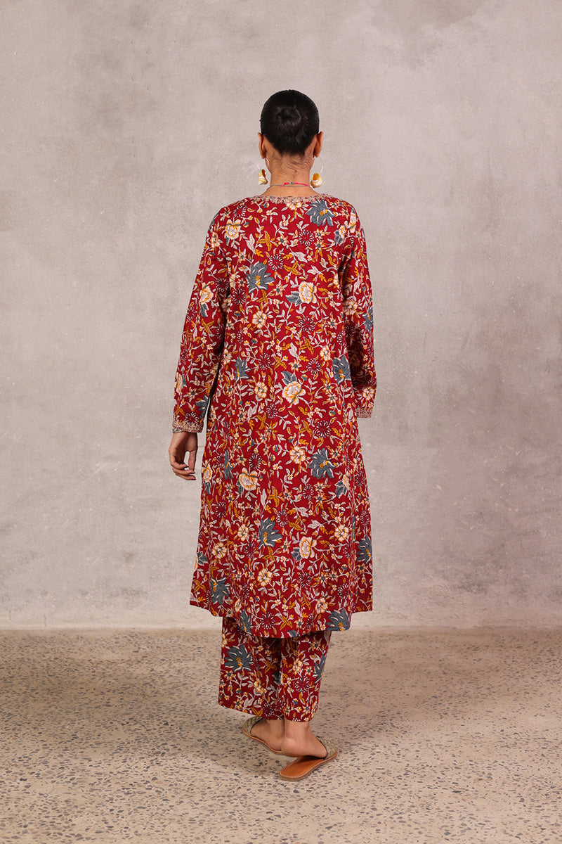 Amber Blooming Bagh Set