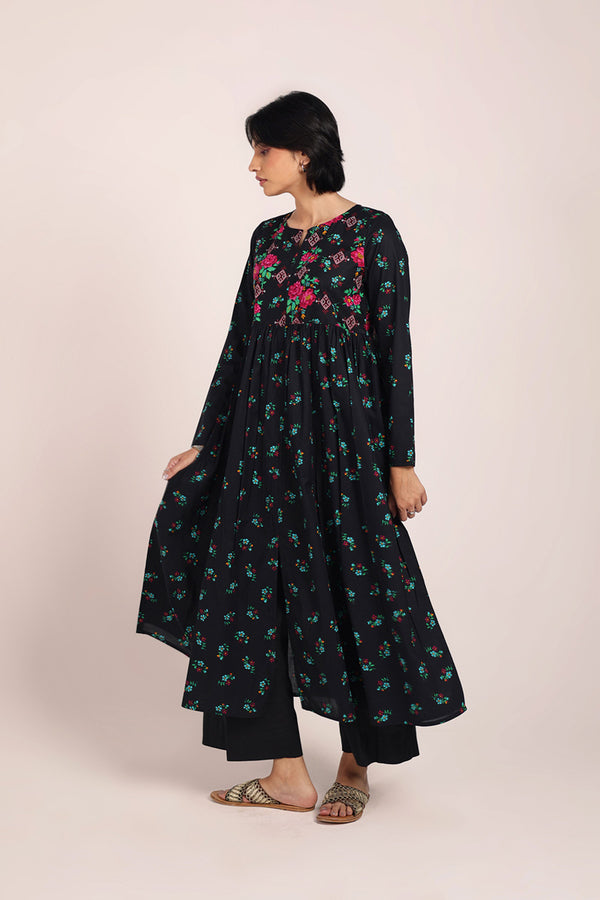 Heart of Balochi Booti Frock