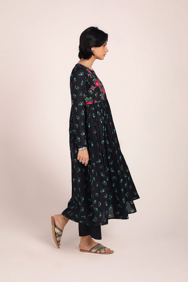 Heart of Balochi Booti Frock