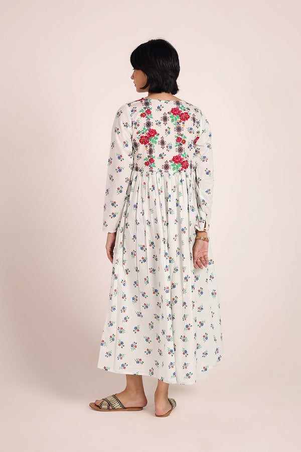 Heart of Balochi Booti Frock