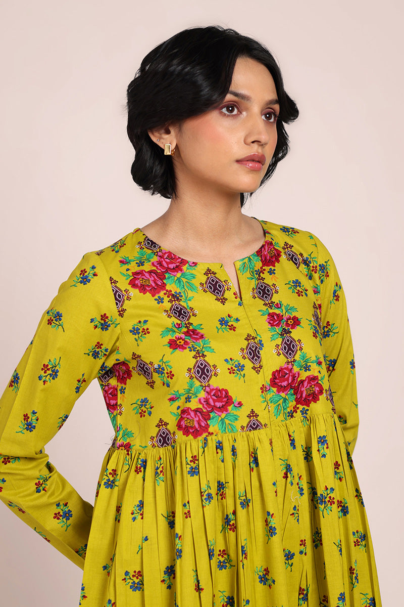 Heart of Balochi Booti Frock