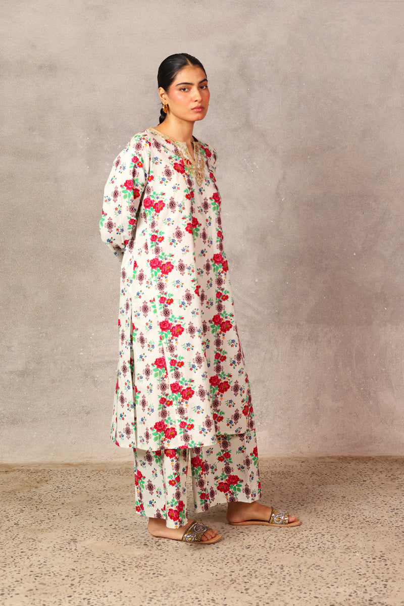 Balochi Booti Golden Thread Duo