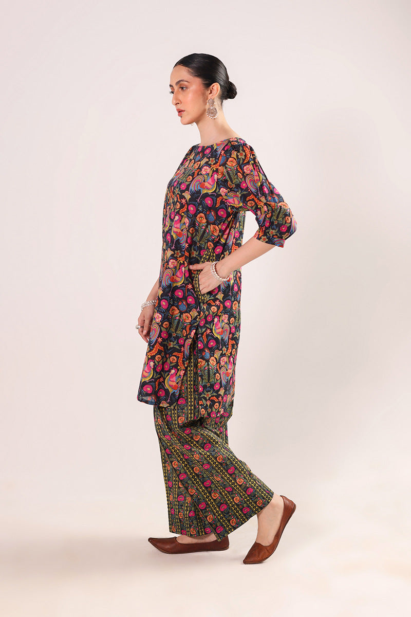 Folk Rooster Dual-Set