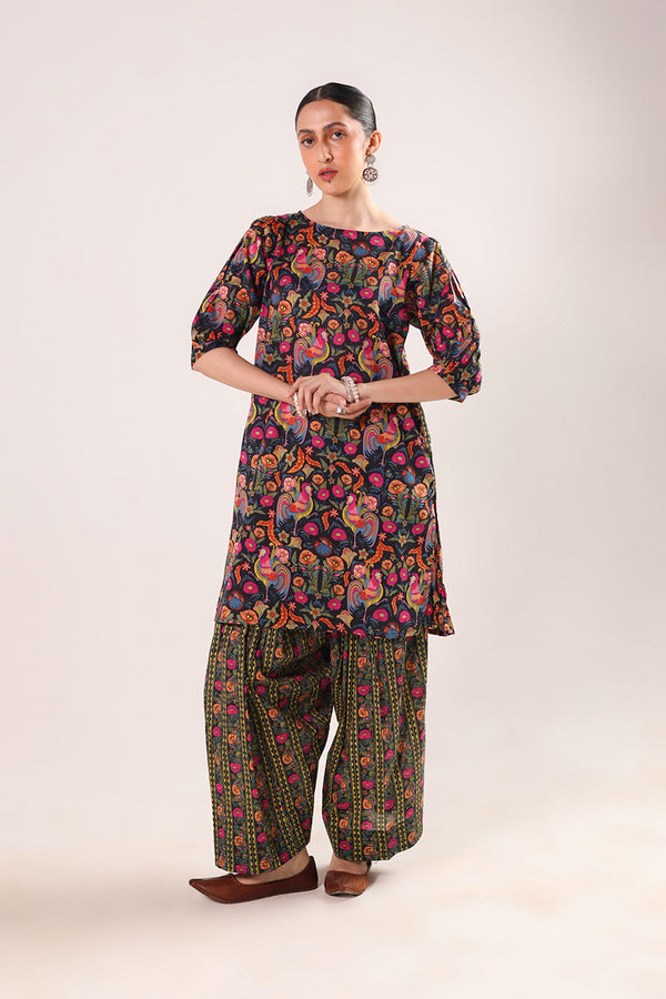 Folk Rooster Dual-Set