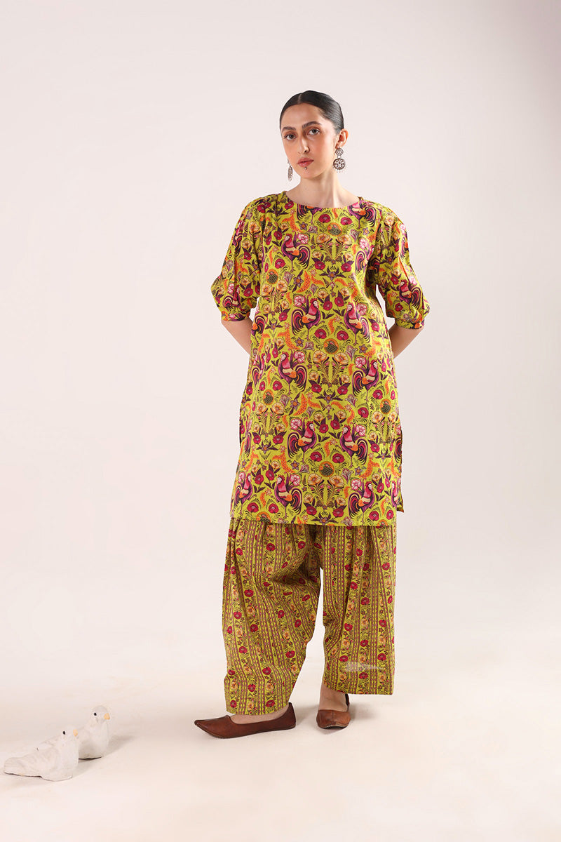 Folk Rooster Dual-Set
