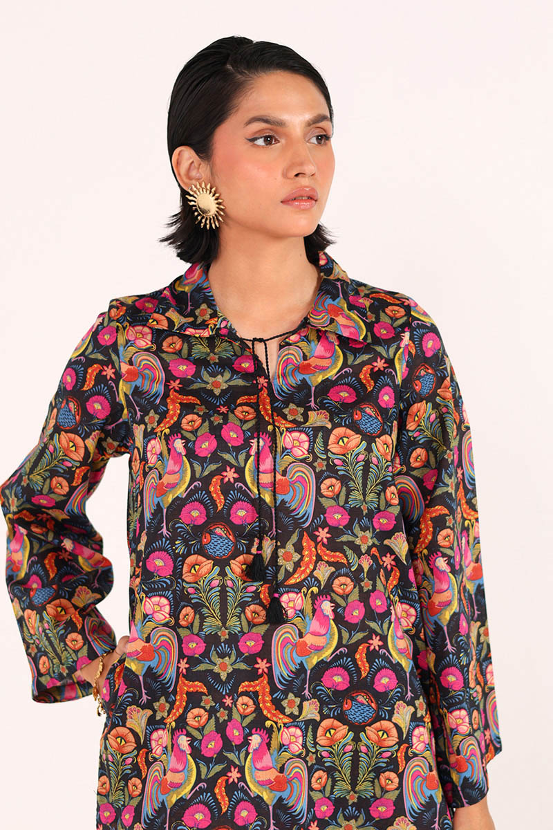 Rooster Folk Flair Co-Ord Set