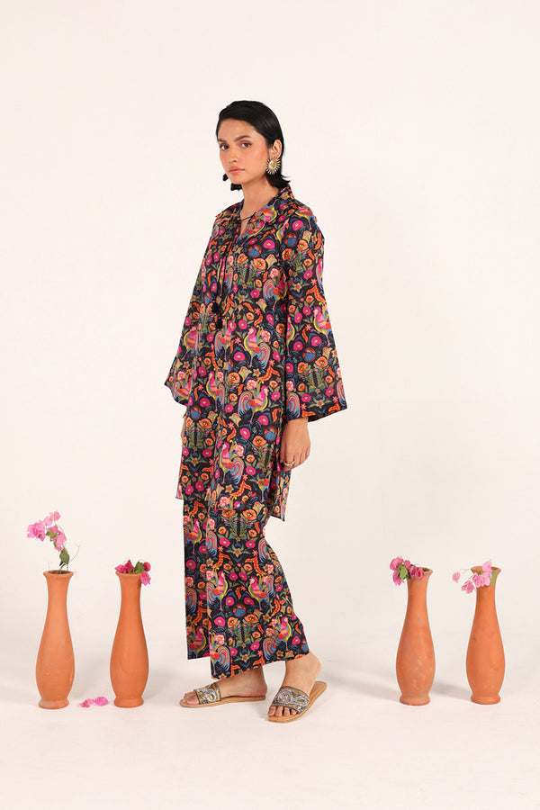 Rooster Folk Flair Co-Ord Set